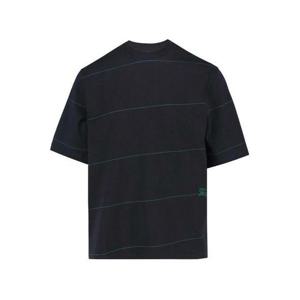 (명품) 버버리 스트라이프 코튼 티셔츠 8083613