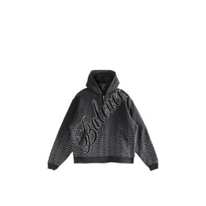 발렌시아가 로고 디테일 후드 집업 850338TTVN8