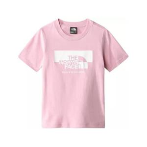 노스페이스 키즈 연핑크 로고 반팔 티셔츠 NF0A7X5MK_6R01