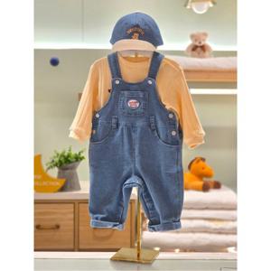 압소바 HK(26년봄신상)루크 데님 오버올 티셔츠 모자세트(3종) (A1121214A)