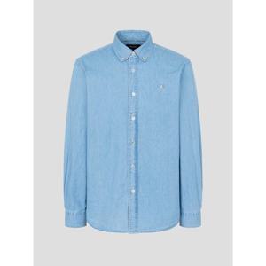 [빈폴멘] [Essential] 남녀공용 데님 셔츠  스카이 블루 (BC6264E74Q)