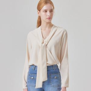 [매긴]타이 랩 블라우스_PBMF6S1BL5001