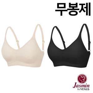 [자스민by비너스]쿨터치 젤리퓨징 패드고정 심리스 누디 브라1종(JBRA034)S/M/L