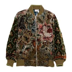 피에르루이마샤 플로럴 자수 벨벳 봄버 재킷 KANADAGBM12696 10