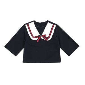 [티파니(백)]NY 배색 프릴 카라티(T21KAT030)