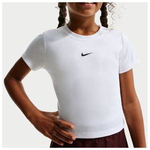 나이키 국내매장판 NSW 주니어(여아) 반팔 크롭 골지 티셔츠 II3598-100