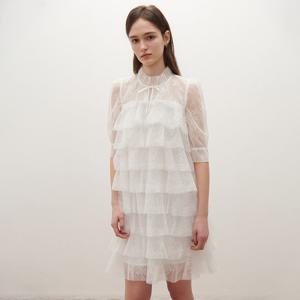 [SATIN] 레이스 티어드 시어 원피스_2컬러 S261T652