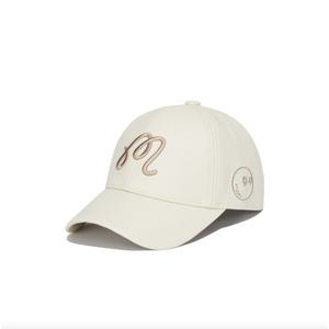 말본 골프 레더 볼캡 B1 M5343PCP07 BEI BLK