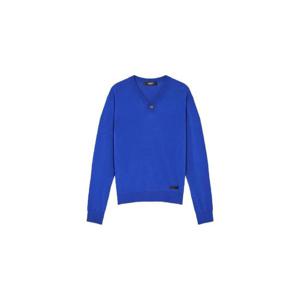 25 FW 베르사체 버튼 V넥 스웨터 10221411A12273 TP449757033