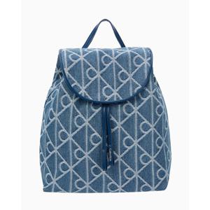 CK진  여성 엠블럼 데님 백팩(4F3508G-YBN)