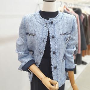 [잇미샤]와펜 포인트 트위드 자켓 ITQ2YJK980