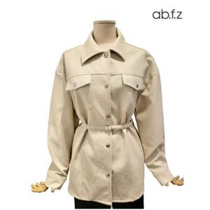 [에이비에프지]벨티드 레더 라이더 재킷 APA5HL07G