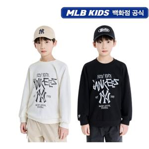 MLB키즈 베이직 스트릿 맨투맨 티셔츠 (7AMTB0751BKS)