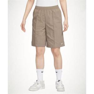 NIKE 스포츠웨어 에브리씽 우븐 하이웨이스트 9인치 쇼츠 W - 밍크 브라운 화이트 HJ1398-214 1522098