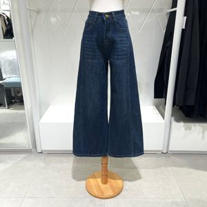 [밸리걸] 와이드 다크 워싱 데님 팬츠 617360