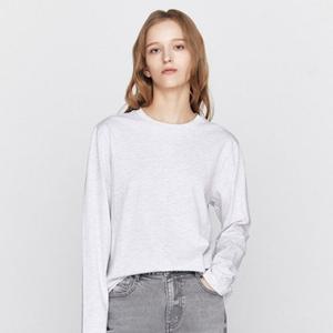 [지오다노] 여성 베이직 라운드넥 긴팔 티셔츠 326501