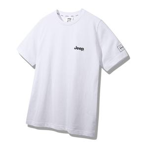 지프 클래식핏 스몰로고 남녀공용 반팔 티셔츠 JQ2TSU092WH