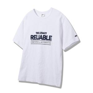 지프 레터링 발포프린트 남녀공용 반팔 티셔츠 JQ2TSU207WH