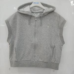 [에꼴리에][모다부평]특양면 세미크롭 오픈 조끼/26B0781GY_BP