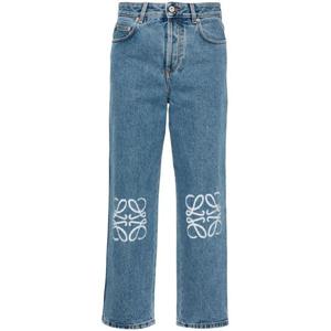 Loewe ANAGRAM 미디움 WEIGHT 데님 CROPPED JEANS S359Y11XBT5475 TP571001615