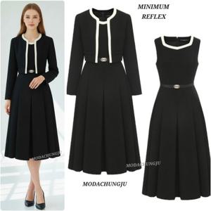 [미니멈]MD 라인배색 자켓 원피스 셋트 MD M1AGWO1930BK1