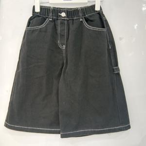 [에꼴리에][모다부평]7부 블랙 카펜터 버뮤다진/26B0288BK_BP