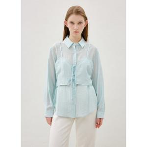 [올리브데올리브]뷔스띠에 셋업 시어 셔츠 OH6XB286