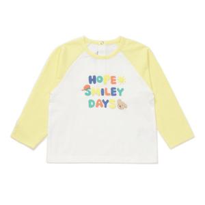 블루독베이비 10 26SS신상(YE)스마일라글란긴팔티셔츠(돌 조카선물) (46114330030)