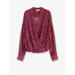 [DRIES VAN NOTEN] 라프리마 여성 셔츠 Camiel 코튼 위드 멀티컬러 프린트 2611307153006 353 오렌지 /12