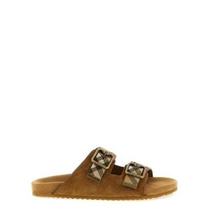 버버리 샌들 8121958JUTE Brown