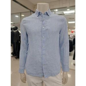 바쏘옴므 세이브존05 스카이블루마100%스트라이프캐쥬얼남방 WSZ1TT30ASK3