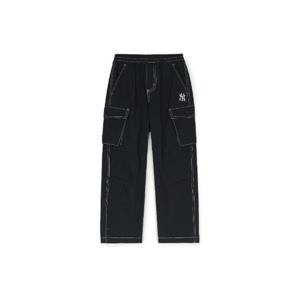 M MLB키즈바지 TQK 7AWPB0751-50BKS 아웃도어 카고 스티치 스트레이트 우븐 팬츠 뉴욕양키스