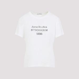 아크네 스튜디오 반팔 티셔츠 CL0397 AEG OFF WHITE