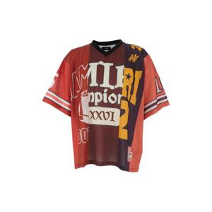 아미리 패치워크 V넥 티셔츠 AMTOJR101100610