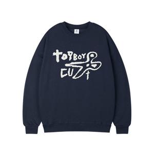 [탑보이][탑보이] 시저스 오버핏 프린팅 스웨트 셔츠 (PTM2142)