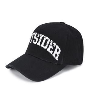 지프 OUTSIDER 빈티지 5각 볼캡 모자 JQ2GCU118BK