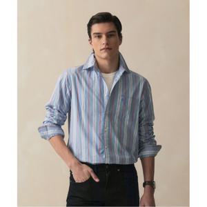 [브룩스브라더스] 프라이데이 패턴 셔츠 (블루) (BBTHMF8168MFS)