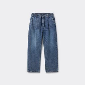 [커스텀멜로우]블루 루즈 핏 드로우스트링 진 CWPAA25587BUX