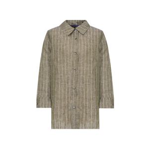 올리비아하슬러 오버사이즈 스트라이프 린넨 셔츠_OHEMBL113