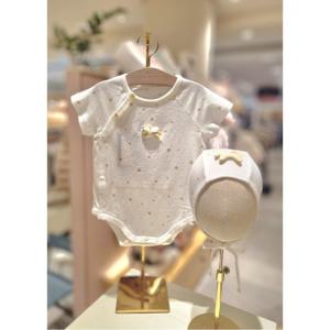 (밍크뮤10) 26봄여름신상 HK(WH)스타코니뱀부바디슈트모자SET (S3637004016)