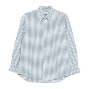 던스트 체크 패턴 체스트 포켓 셔츠 UDSH6A115 B1