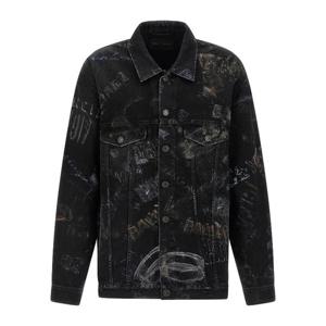 발렌시아가 오버사이즈 버튼 데님 재킷 857181TTWA8 1037