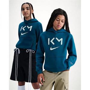 NIKE 킬리안 음바페 클럽 플리스 주니어 나이키 드라이 핏 축구 후디 - 그린 어비스이글루라이트 듀 II1502-301 1711752