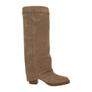 펜디 스퀘어 토 스웨이드 니하이 부츠 8W8566 QK9F1VD1