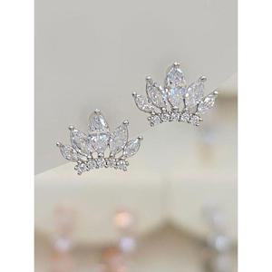 볼라레 세이브존03 볼라레 미니 크라운 글로우 은침 귀걸이 2color AQSSS1897A