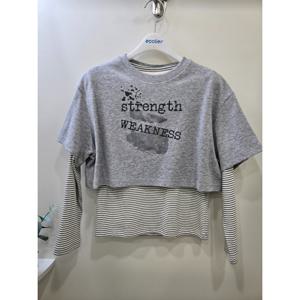 [에꼴리에]빈티지 프린팅 반팔 세트티 26A34590