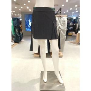 [파리게이츠] 26SS봄 여성 토끼 자가드 맞주름 스커트 (521F1PC282GY)