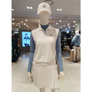 [파리게이츠] 26SS봄 여성 토끼 자가드 민소매 티셔츠 (521F1TR282WH)