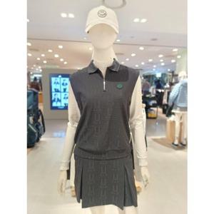 [파리게이츠] 26SS봄 여성 토끼 자가드 민소매 티셔츠 (521F1TR282GY)