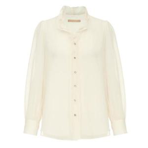 미니멈 세이브존07 시스루 러플 블라우스 M1AGWB1970